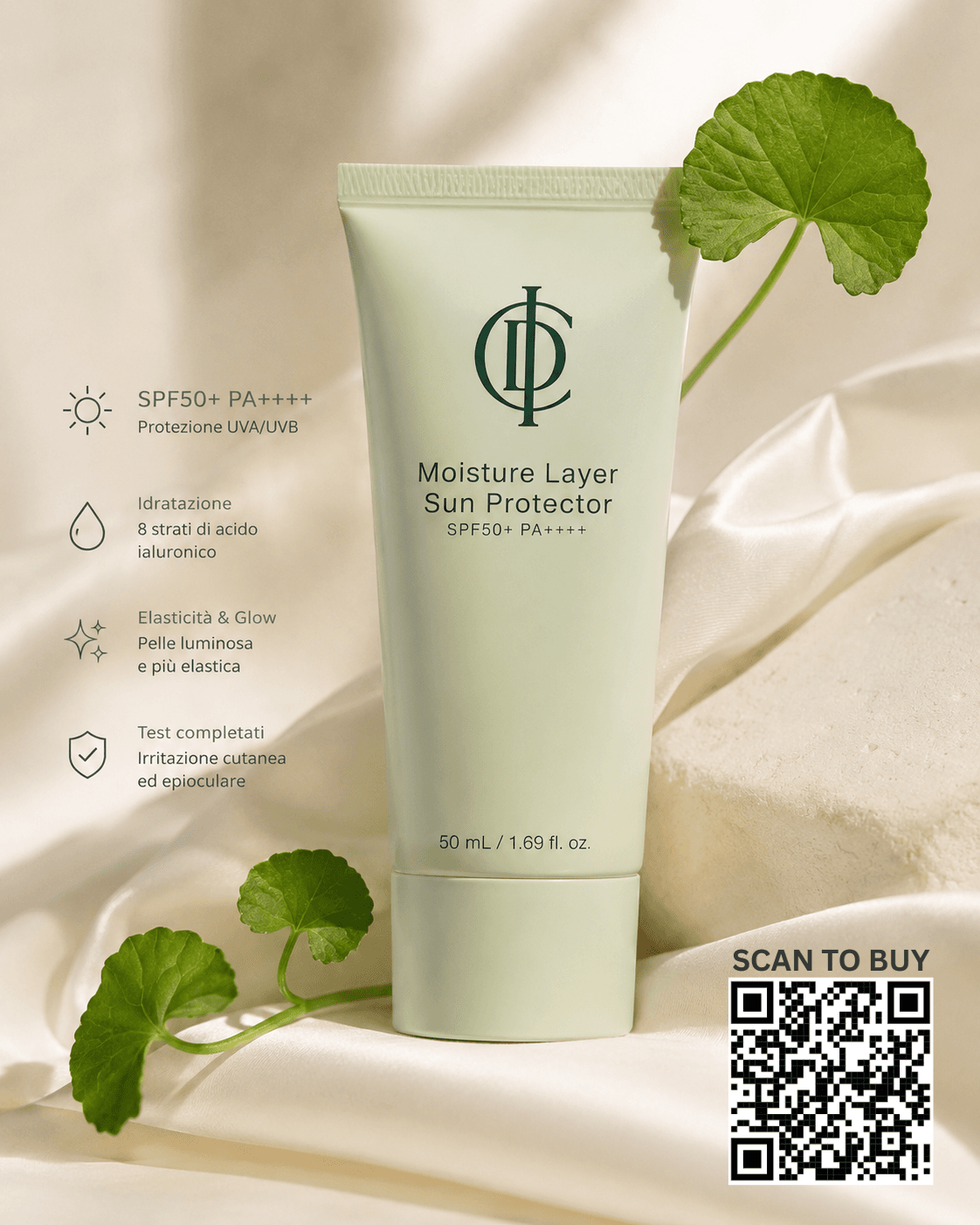 ICD Moisture Layer Sun Protector SPF50+